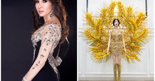 Hoa hậu mang hơn 20kg... lúa đến đấu trường Mrs Universe 2017