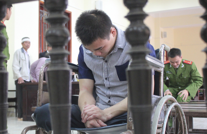 L&ecirc; C&ocirc;ng Tương tại phi&ecirc;n t&ograve;a sơ thẩm. (Ảnh: b&aacute;o D&acirc;n tr&iacute;)