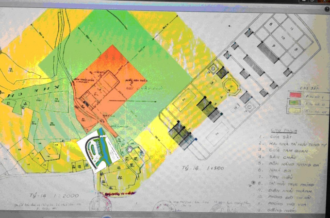 Mặt bằng quy hoạch tổng thể khu vực b&atilde;i đỗ xe.