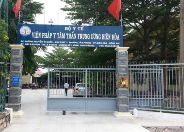 Viện Ph&aacute;p y t&acirc;m thần TƯ Bi&ecirc;n H&ograve;a, nơi để xảy ra nhiều c&aacute;i chết thương t&acirc;m.