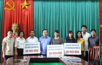 Giáo dục Hà Nội hỗ trợ 5 trường của huyện Chương Mỹ bị ngập úng