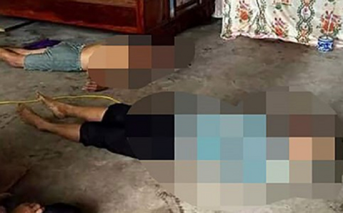 Hai nạn nh&acirc;n được ph&aacute;t hiện trong t&igrave;nh trạng đ&atilde; tử vong (ảnh: mạng x&atilde; hội).