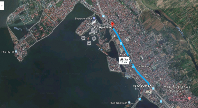 Cầu vượt An Dương&nbsp;tạo thuận lợi cho việc kết nối nhanh giữa trung t&acirc;m ch&iacute;nh trị Ba Đ&igrave;nh với s&acirc;n bay Nội B&agrave;i th&ocirc;ng qua cầu Nhật T&acirc;n