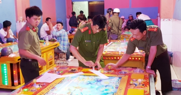 Kiên Giang: Triệt phá 2 tụ điểm đánh bạc trá hình bằng hình thức game bắn cá