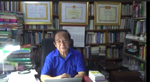 GS Nguyễn L&acirc;n Dũng trao đổi với PV Phapluatplus.vn.