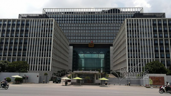 Trụ sở Bộ C&ocirc;ng an. Ảnh: Phạm Hải