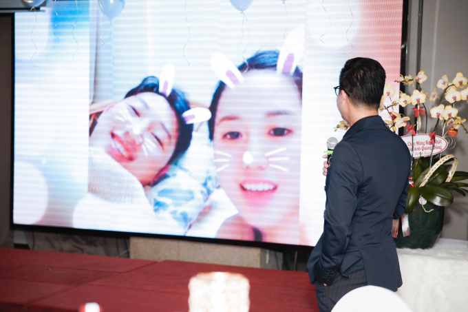 Quang Dũng x&uacute;c động khi con trai h&aacute;t mừng sinh nhật bố