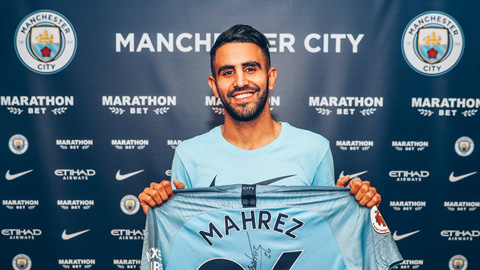 Mancity&nbsp;chi&ecirc;u mộ Mahrez từ Leicester.