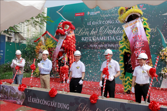 Ch&iacute;nh thức khởi c&ocirc;ng dự &aacute;n liền kề Dahlia Homes &ndash; KĐT Gamuda Gardens