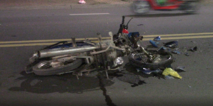 C&aacute;c phương tiện hư hỏng, biến dạng sau va chạm