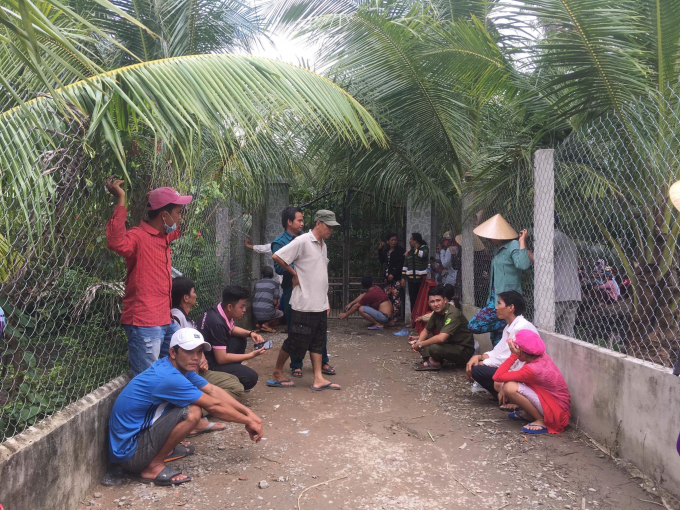 Hiện trường vụ thảm &aacute;n ở Tiền Giang khiến 3 người trong gia đ&igrave;nh tử vong. (Ảnh: b&aacute;o Kiến thức)