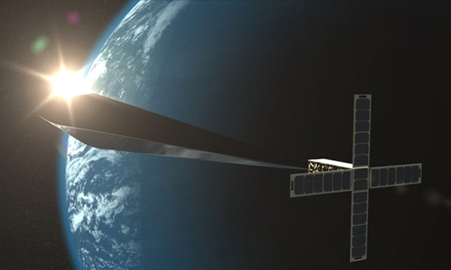 Orbital Reflector dự kiến&nbsp;hoạt động tr&ecirc;n quỹ đạo Tr&aacute;i Đất trong v&agrave;i tuần. Ảnh:&nbsp;Digital Trends.