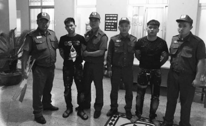 Hai trong số c&aacute;c đối tượng li&ecirc;n quan đến vụ &aacute;n bị bắt giữ.