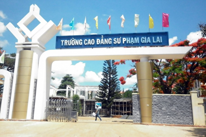 Trường CĐSP Gia Lai.