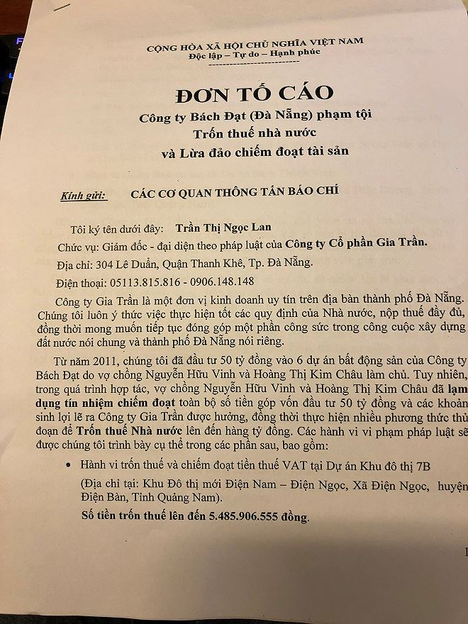 Chủ đầu tư bị tố huy động vốn tr&aacute;i ph&eacute;p tại Dự &aacute;n Hera Complex Riverside Quảng Nam