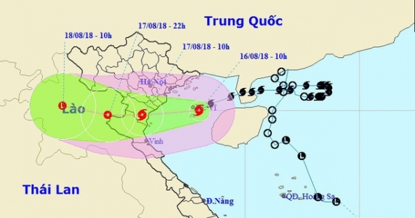 Bão vào đảo Bạch Long Vĩ, 10 tỉnh nguy cơ cao xảy ra lũ quét và sạt lở đất