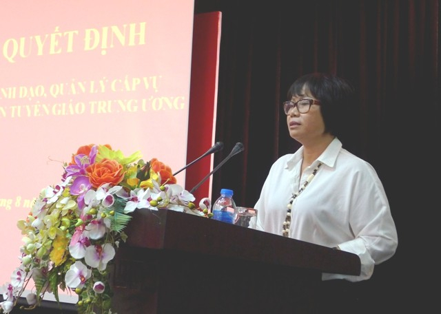 B&agrave; Đỗ Thị Thu Hi&ecirc;n trở th&agrave;nh nữ Ph&oacute; Tổng Bi&ecirc;n tập đầu ti&ecirc;n của B&aacute;o điện tử Đảng Cộng sản Việt Nam.