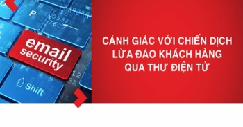 Techcombank cảnh báo khác hàng thủ đoạn lừa đảo qua thư điện tử