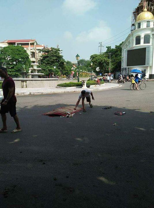 Vụ tai nạn khiến một nữ sinh tử vong tại chỗ.