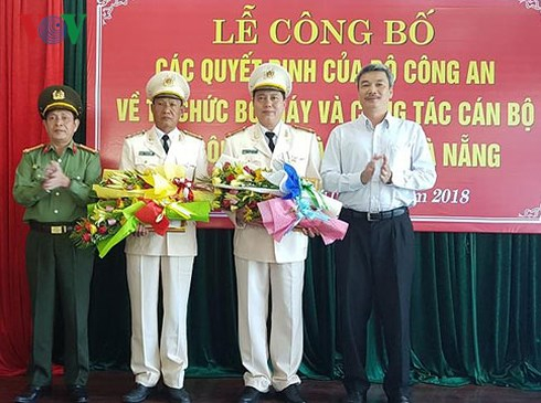 Lễ c&ocirc;ng bố c&aacute;c quyết định của Bộ C&ocirc;ng an về tổ chức bộ m&aacute;y v&agrave; c&ocirc;ng t&aacute;c&nbsp; c&aacute;n bộ.