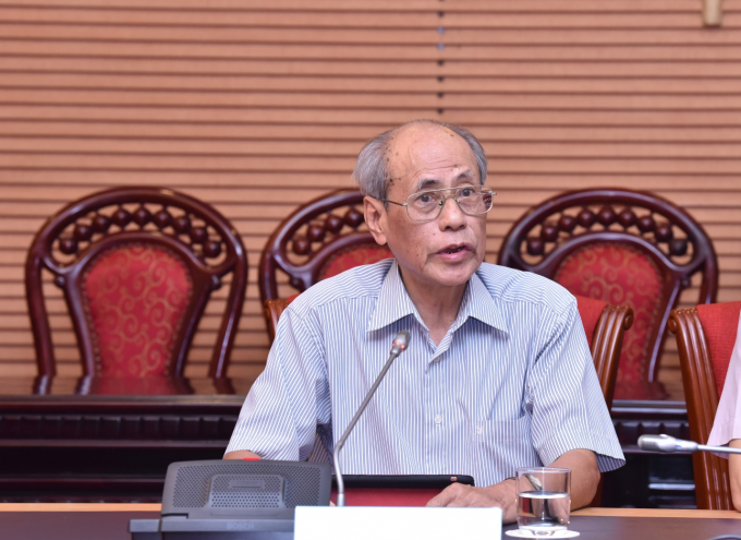 TS. Lưu B&iacute;ch Hồ, nguy&ecirc;n Viện trưởng Viện Chiến lược ph&aacute;t triển