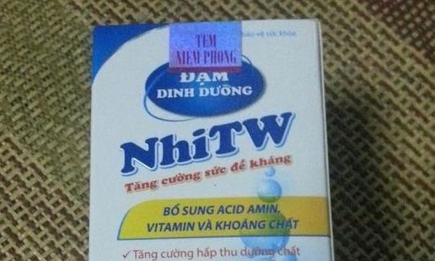 Thực phẩm bảo vệ sức khỏe Đạm dinh dưỡng Nhi TW bị thu hồi