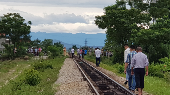 Hiện trường vụ tai nạn.