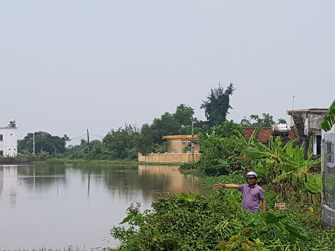 Diện t&iacute;ch đất thu hồi của gia đ&igrave;nh &ocirc;ng Đo&agrave;n Văn Nghiệp bị thu hồi v&agrave; tổ chức b&aacute;n đấu gi&aacute; tại x&atilde; Trực Hưng.