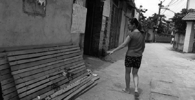 Hiện trường xảy ra vụ &aacute;n mạng.