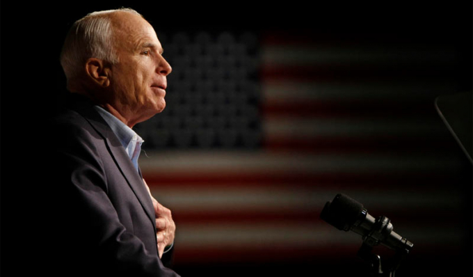Thượng nghị sĩ Mỹ John McCain&nbsp;