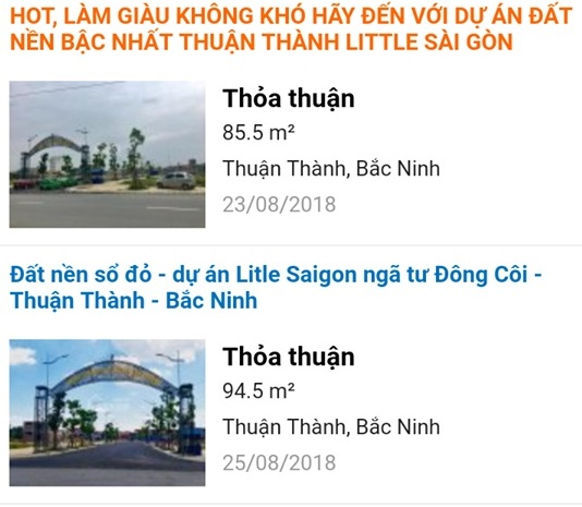 Nhiều l&ocirc; đất tại dự &aacute;n đ&atilde; được định gi&aacute;.