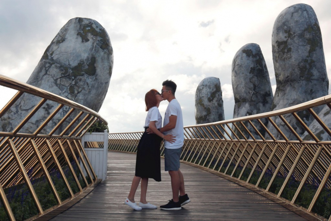 Cầu V&agrave;ng Sun World Ba Na Hills.