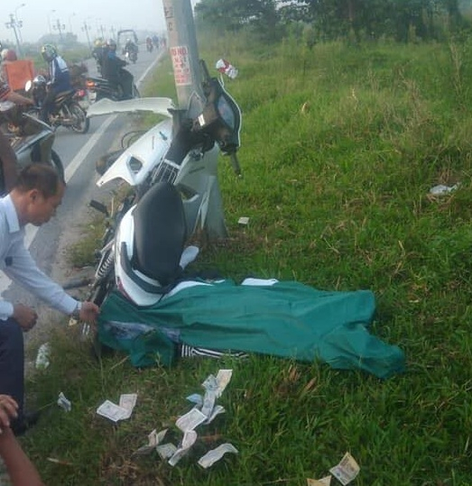 Hiện trường nơi xảy ra sự việc.