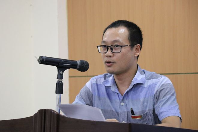 &Ocirc;ng Trần Ngọc H&agrave; - Trường ban Văn h&oacute;a - X&atilde; hội b&aacute;o Ph&aacute;p luật Việt Nam.