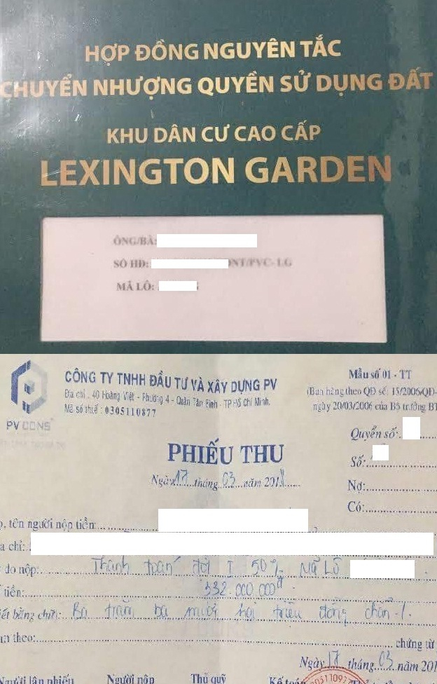 Từ th&aacute;ng 3/2018, dự &aacute;n Lexington Garden được cho l&agrave; đ&atilde; tiến h&agrave;nh thực hiện k&yacute; kết &ldquo;Hợp đồng nguy&ecirc;n tắc chuyển nhượng quyền sử dụng đất&rdquo; v&agrave; thu tiền từ kh&aacute;ch h&agrave;ng.