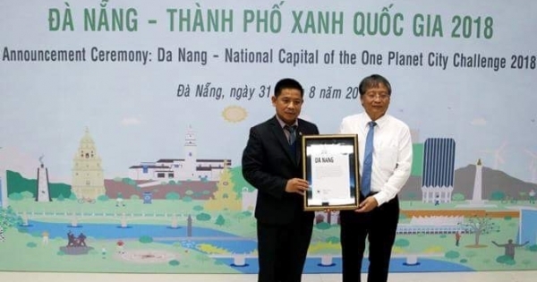 Đà Nẵng nhận danh hiệu Thành phố xanh quốc gia 2018