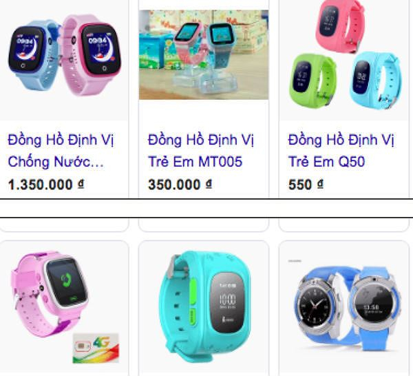 Nhiều loại đồng hồ với mức giá khác nhau