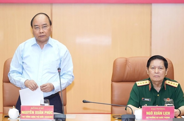 Thủ tướng làm việc với Bộ Quốc phòng về quản lý, sử dụng đất quốc phòng