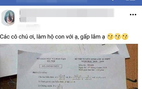 Không trúng tuyển, thí sinh tố cáo hành vi làm lộ đề thi của nữ cán bộ Sở Nội vụ