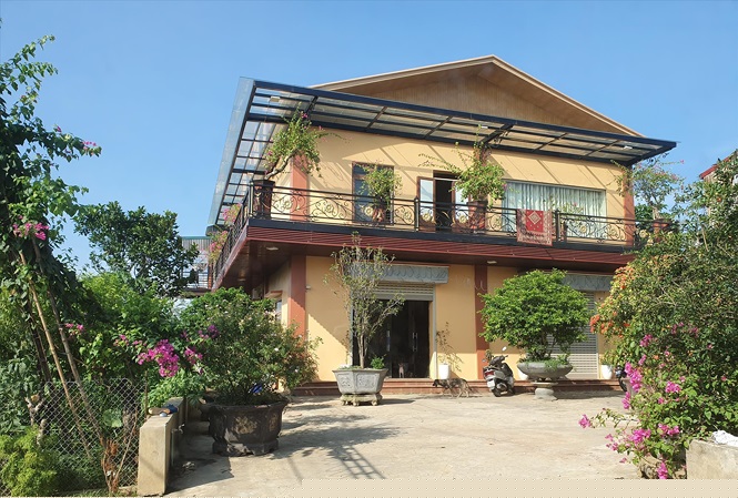 Ngôi nhà của vợ con ông Phạm Viết Hoàng, Phó Chánh án Tòa án nhân dân TP Ninh Bình đứng tên được xác định xây dựng trên đất nông nghiệp.