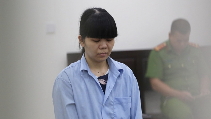 Bị cáo trong phiên xét xử.