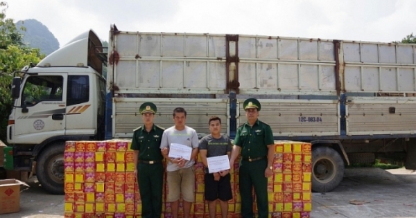 Sau 3 giờ trinh sát, Biên phòng Cao Bằng “tóm gọn” vụ vận chuyển 2,7 tấn pháo nổ