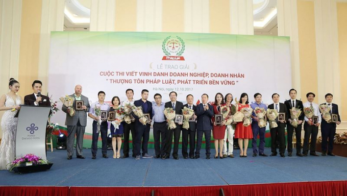 Thượng tôn pháp luật, phát triển bền vững”, là Chương trình hàng năm nhằm tìm kiếm và vinh danh các doanh nghiệp, doanh nhân sản xuất, kinh doanh giỏi; Làm tốt trách nhiệm xã hội; Tuân thủ pháp luật…