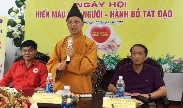 Gần 500 tăng ni sinh Học viện Phật giáo sẽ tham gia hiến máu, hiến tạng