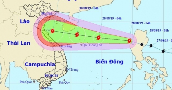 Bão Podul đã vào Biển Đông