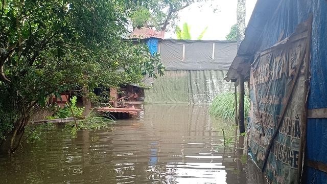 D&acirc;n th&agrave;nh phố khốn khổ v&igrave;... lội nước ngập