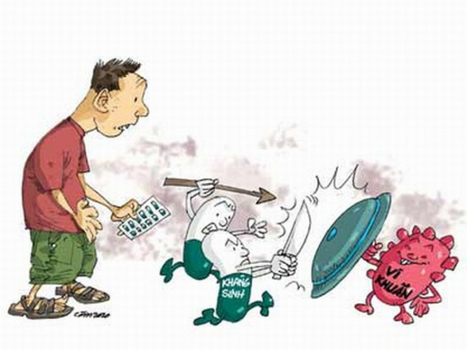 Việt Nam nằm trong nhóm các nước có tỉ lệ kháng kháng sinh cao.