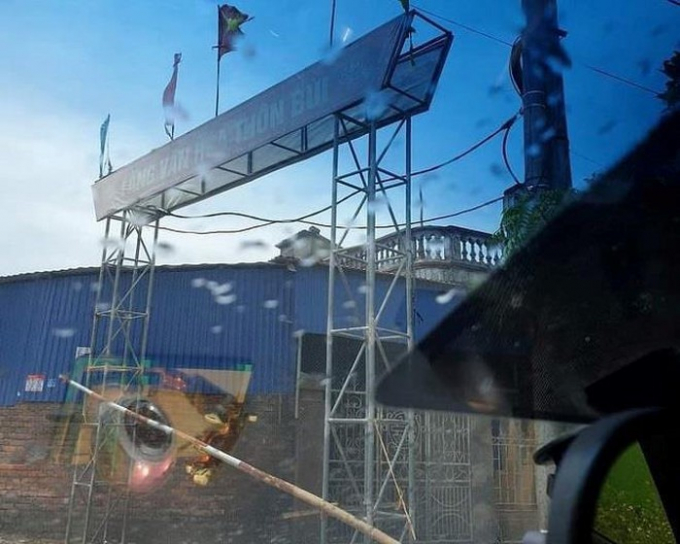 UBND huyện Hưng Hà quyết định phong tỏa thôn Bùi do liên quan ca dương tính lần 1 với COVID-19.