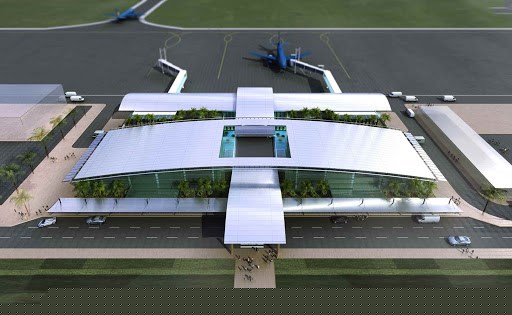 Phối cảnh cảng hàng không Sa Pa. (Nguồn: Báo Chính phủ)