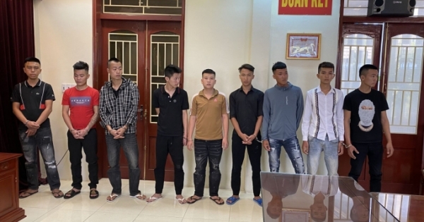 Thanh Hóa: Bắt giữ nhóm đối tượng đuổi chém nhau từ huyện này sang huyện khác...vì bạn gái bị trêu ghẹo